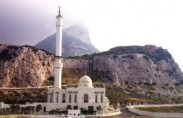 gibraltar מסגד בקצה הדרומי של גיברלטר