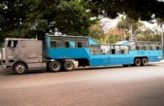 cuba-reportage121 Camel bus in Havana (photo: Chris Lancaster)